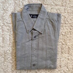 Combatant Gentlemen Classic Gray Casual Button-Down Shirt 16